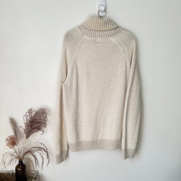 H&M cream boatneck men's knit sweater - Picture 7 of 8